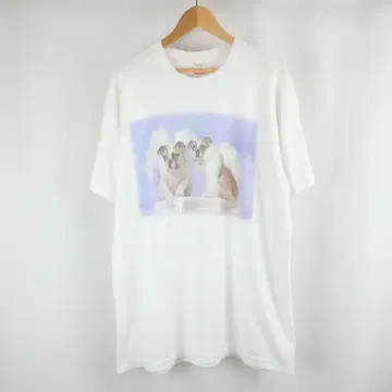 90s VINTAGE USA JAN OSWALD 애니멀 T셔츠 구제 의류