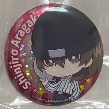 페르소나 페르소나 3 리로드 웬디즈 홀로그램 캔뱃지 아라가키 신지로