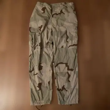 데저트 카모 카고 팬츠 베이지 카모 패턴 밀리터리 미군