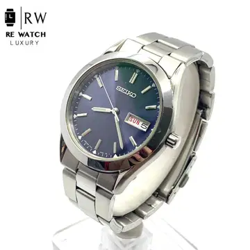 7-3450 SEIKO 7N43-9080 네이비 손목시계 쿼츠