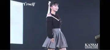 트리트 유어셀프 깅엄 체크 스커트