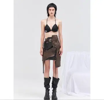 24ANS 여성용 가죽 미니 스커트 SUPPLIER