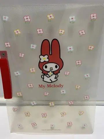 레트로! My Melody 클리어 파일 꽃무늬