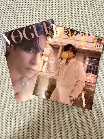 VOGUE KOREA / BTS V 2권 세트 잡지