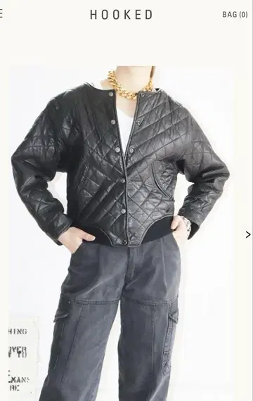 80s 라무 가죽 자켓 hookedvintage