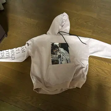 그래픽 메시지 후드티