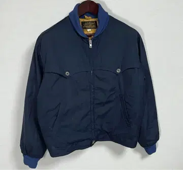 eddie bauer 80s 블랙택 USA 다운 자켓 네이비
