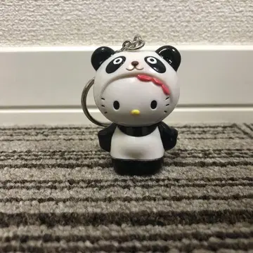 헬로키티 인형옷 팬더 키링 2000년산 Sanrio