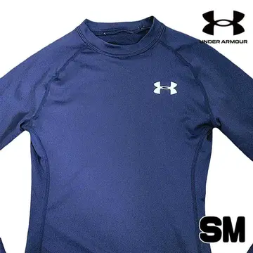 언더아머 컴프레션 긴팔 네이비 SM 스포츠 웨어 남성용
