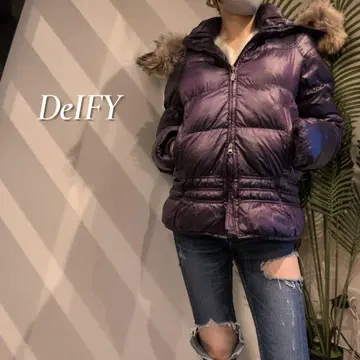 DeIFY 안감 올 패턴 퀼팅 자켓 L