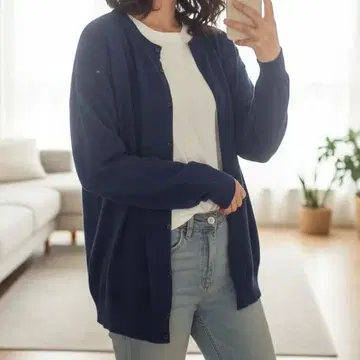 CRAFT 네이비 가디건 LL 사이즈