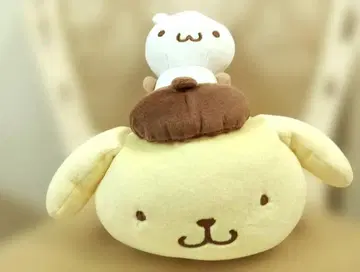 [레어] 산리오 폼폼푸딩 므뉴므뉴 쿠션 봉제 인형