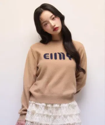 eimy istoire EIMY 로고 니트 베이지