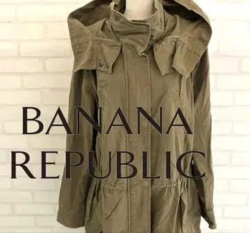 새상품급 BANANA REPUBLIC 카키 밀리터리 자켓
