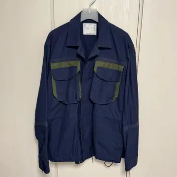 sacai 사카이 커버올 자켓 블루종 네이비 2