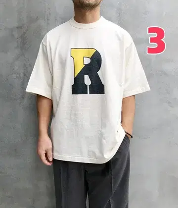 b-ROOTSTOCK 블럼스 루트스톡 프린트T셔츠 와이드 3