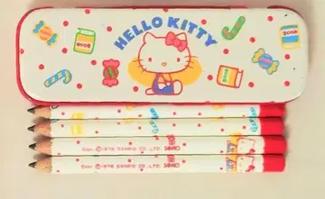 쇼와 레트로 산리오 헬로키티 틴케이스 연필