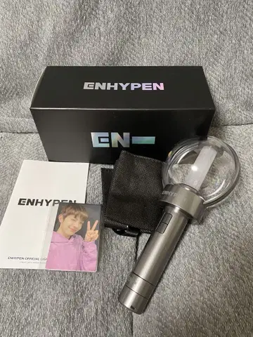 ENHYPEN 응원봉 [ 미사용 새상품 ] 전 멤버 트레이딩 카드 포함