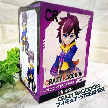 Crazy Raccoon 피규어 STREAMER GiGO 한정판 키나코