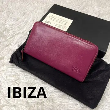 IBIZA 이비자 장지갑 퍼플 컨디션 최상 수납 박스 포함