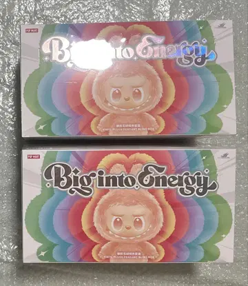 Popmart Big into Energy labubu 라부부 2박스