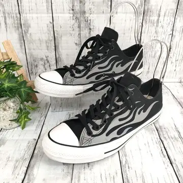 구하기 어려움 CONVERSE 100주년 기념 모델 파이어 패턴 스니커즈