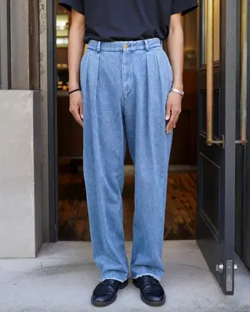 NEAT 치노 Sea Island Cotton 데님 치노 데님