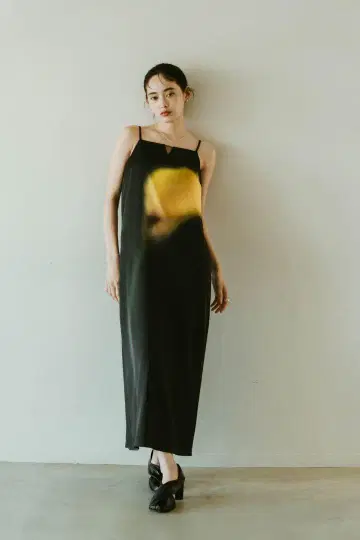 KnuthMarf 플라워 프린트 새틴 드레스 원피스