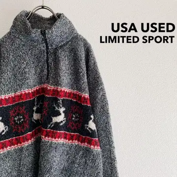 Made in U.S.A 'LIMITED SPORT' 하프 지퍼 플리스