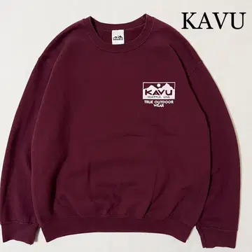 KAVU 카부 빅 로고 크루넥 맨투맨 백 프린트 M
