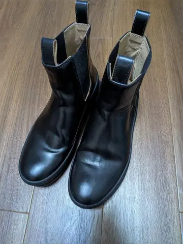 질 샌더 블랙 사이드 고어 부츠