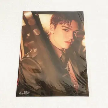 seventeen attacca 버논 클리어 포스터 weverse