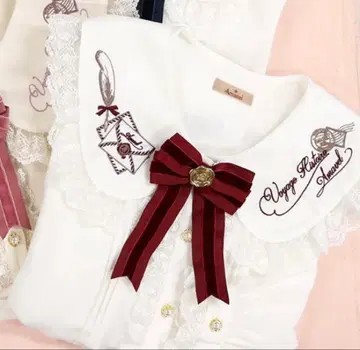 Amavel 에어메일 시리즈 블라우스 보르도