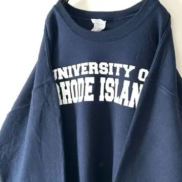 길단 RHODE 아일랜드 대학 맨투맨 L 네이비 네이비 컬러 구제 의류