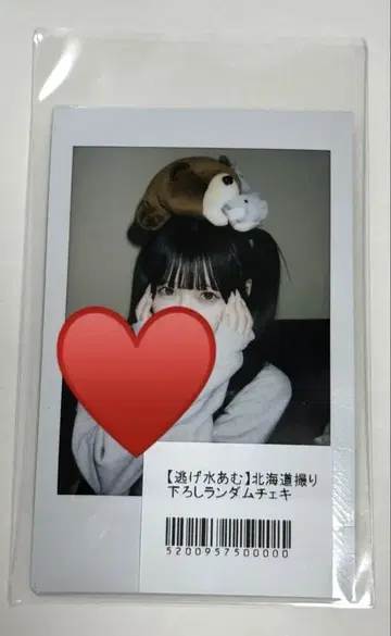 신기루 아뮤 홋카이도 촬영 랜덤 폴라로이드 큐루링 해봐