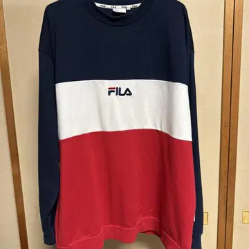 FILA 트레이닝복 XL 네이비/화이트/레드
