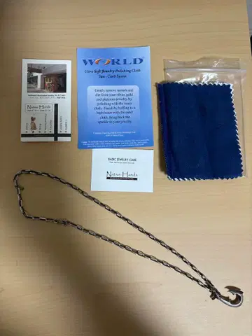 Native Hands 실버925 후크 목걸이 약 60cm