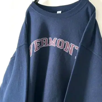 길단 VERMONT 맨투맨 트레이닝복 L 네이비 네이비 컬러 구제 의류