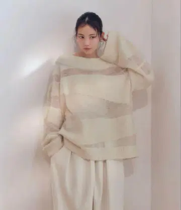 Andequal sheer pattern knit