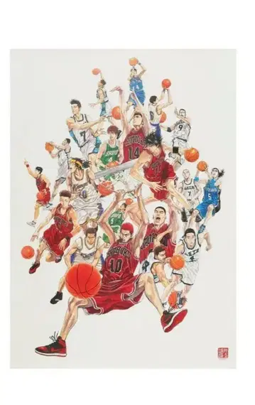 새상품 SLAM DUNK 슬램덩크 A1 포스터 점프샵
