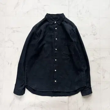 네스트로브 컨팩트 린넨 셔츠 포켓 긴팔 네이비 4 L
