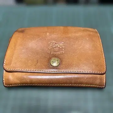 IL BISONTE 일비종떼 접이식 지갑 브라운