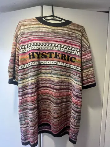 HYSTERIC GLAMOUR 썸머 니트 반팔
