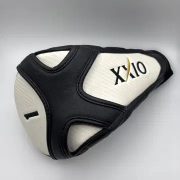 XXIO 드라이버용 골프헤드커버 화이트/블랙