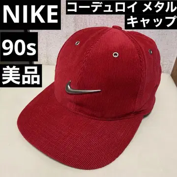 나이키 90s 90년대 코듀로이 메탈 로고 캡 새상품급