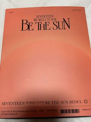SEVENTEEN BE THE SUN DVD 서울 콘 세븐틴
