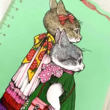 수첩용 책받침 GRICO 히구치 유코 보리스 잡화점