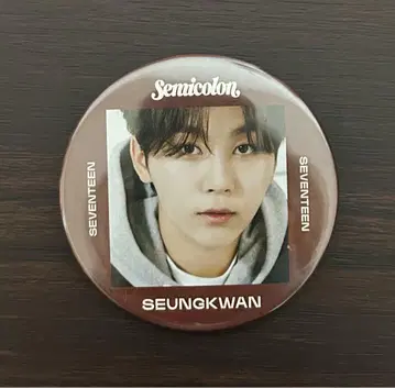 SEVENTEEN 세븐틴 승관 캔뱃지 세미콜론