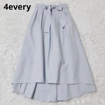 포에버 리 플레어 스커트 피쉬테일 한국제 리본 포함 성숙/러블리