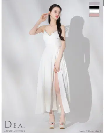 DEA. ROBE de FLEURS 드레스 화이트 롱 DE3774